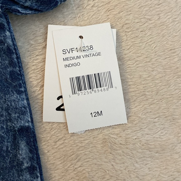 7 For All Mankind Baby Girls Outfit Size 12 Months - Picture 8 of 8